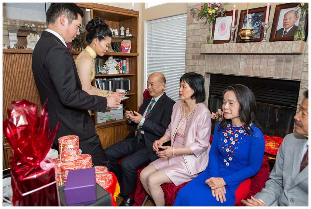 Tea Ceremony during the engagement