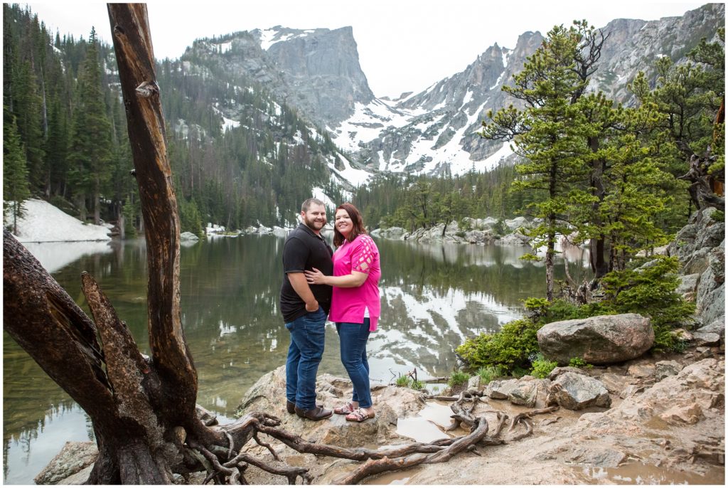 Dream Lake Rocky Mountain National Park CO - Engagement Photography
