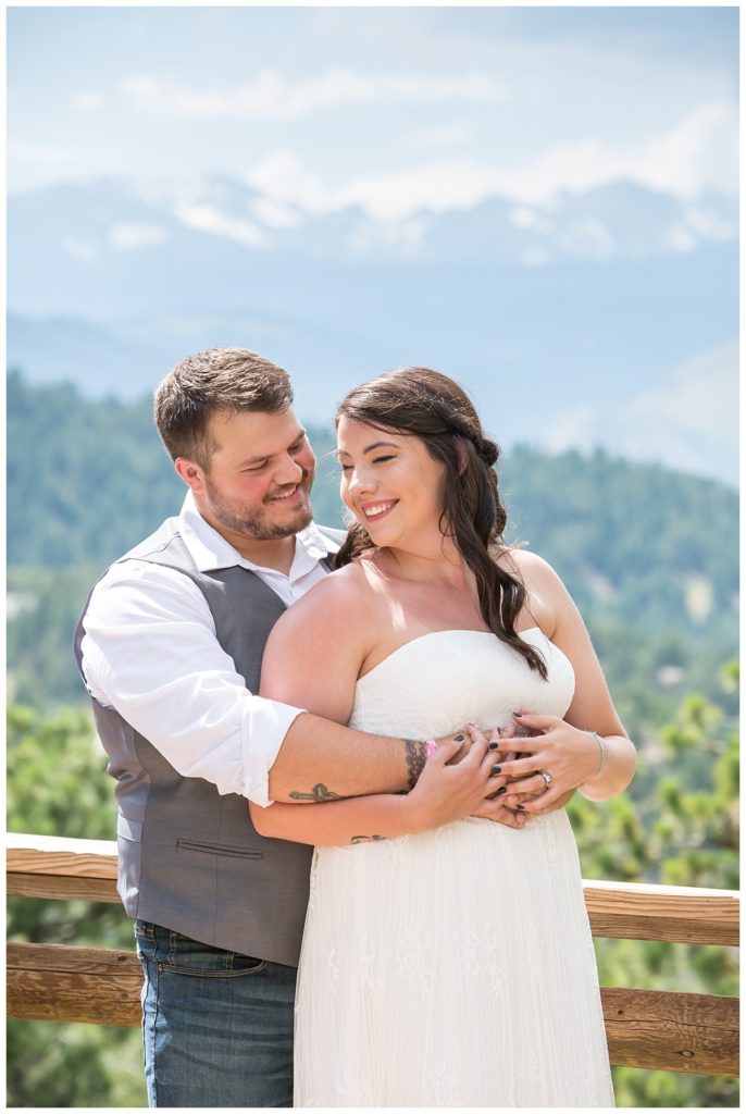 Michelle and Brandon, wedding photos at Lost Gulch Overlook in Boulder CO