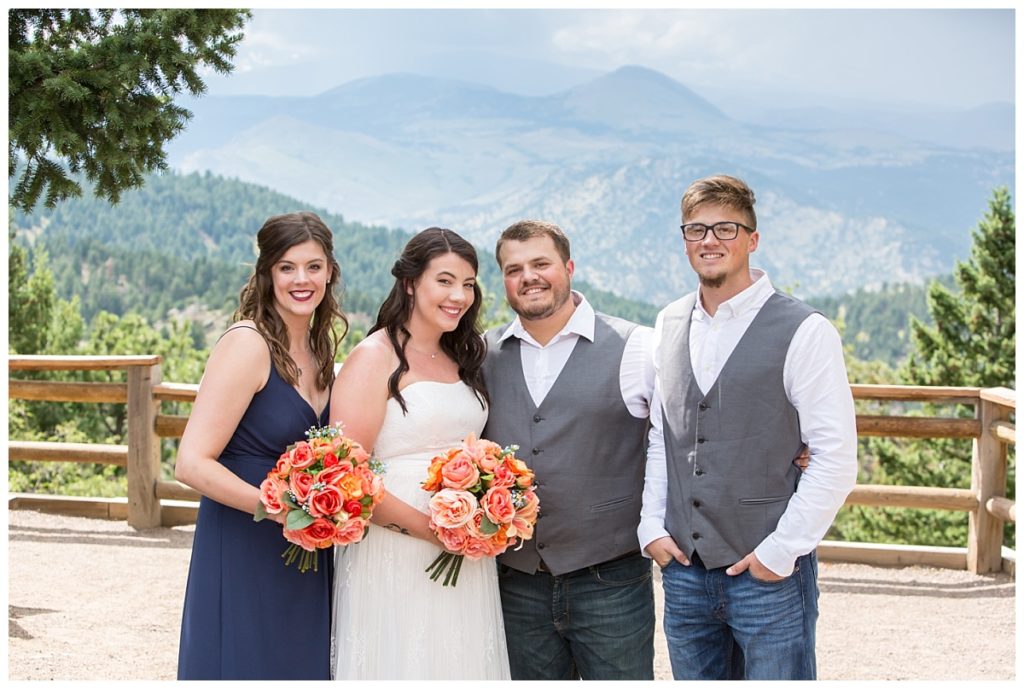 Mountain wedding in Boulder CO