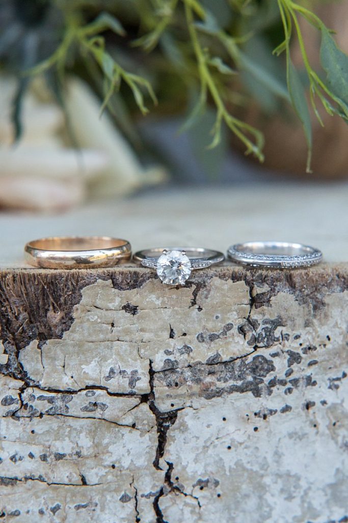 Colorado mountain wedding photographers - wedding rings