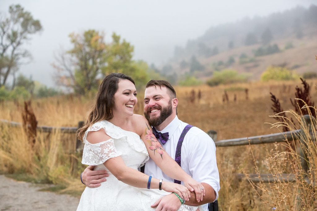 Elopement photographer in Boulder CO with Shadie and Levi