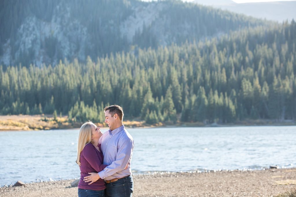 Engagement pictures with Lauren and Ben at Brainard Lake, Colorado
