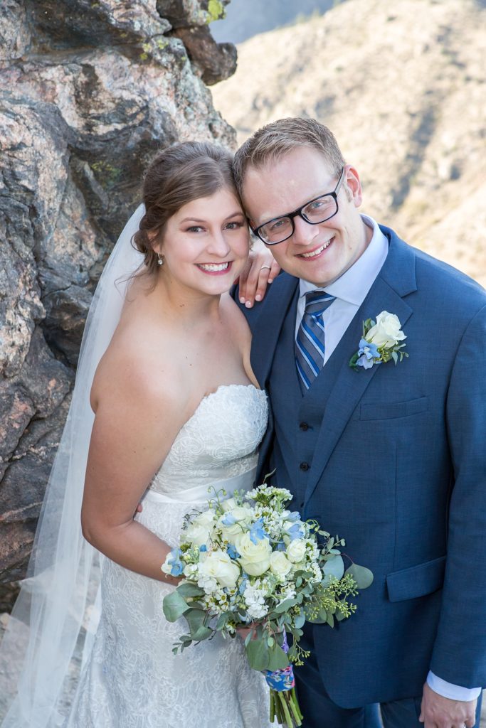 wedding photos at Lookout Mountain in Golden Colorado with Courtney and Andy