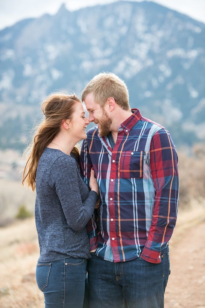 Engagement photos in Boulder CO