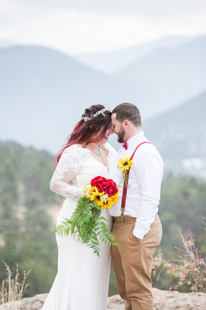 Rocky Mountain National Park wedding at 3m Curve