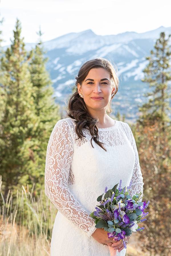 Colorado bride in Breckenridge, CO