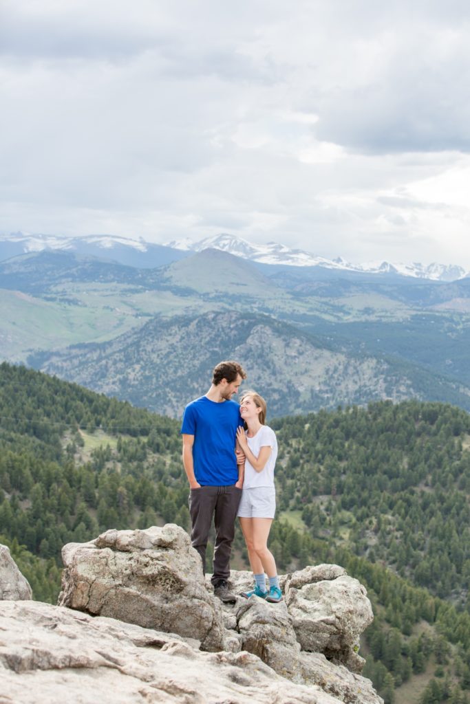 Boulder engagement photo locations - Lost Gulch Overlook