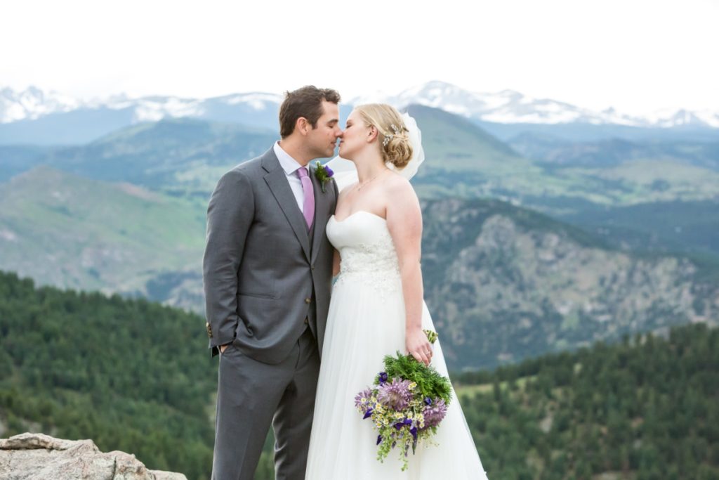 Boulder elopement photographer with Lauren and Ben at Lost Gulch Overlook