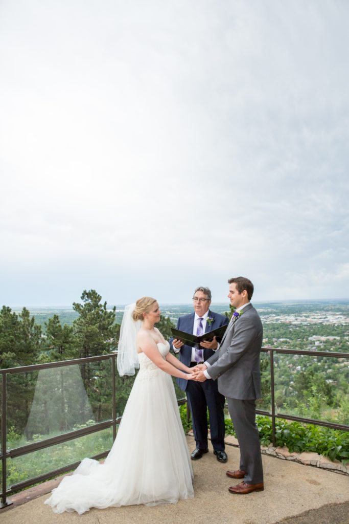 Boulder elopement photographer at the Flagstaff House