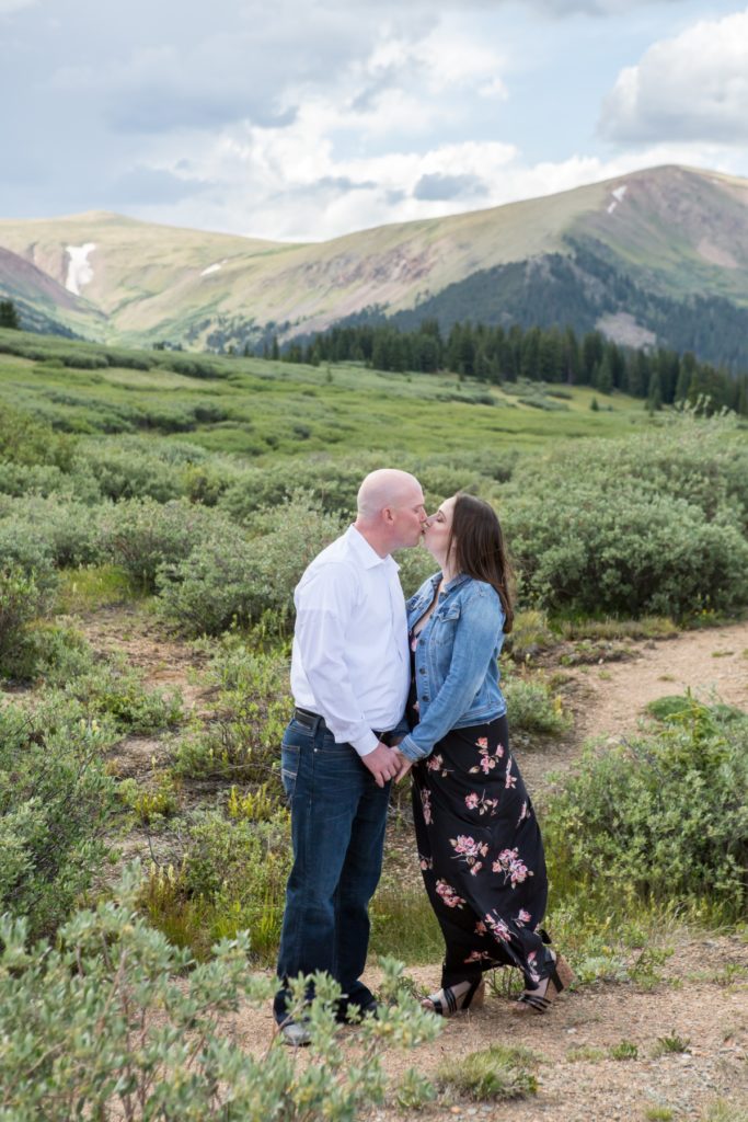 Engagement photos Colorado at Guanella Pass with Lucia and Jake