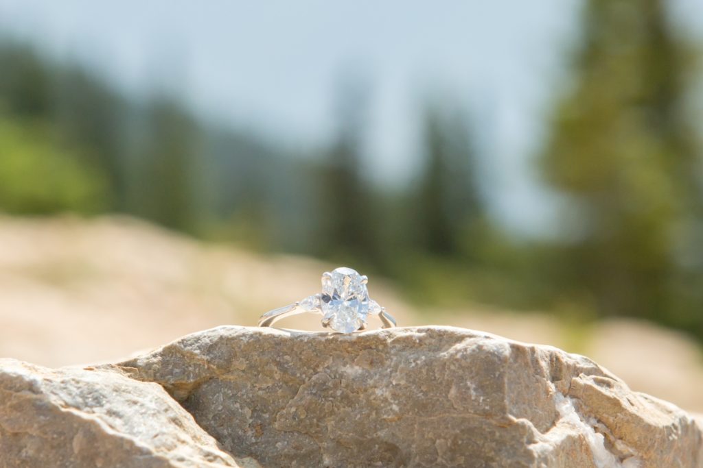 engagement ring detail Colorado