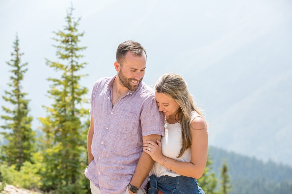 Colorado engagement and proposal photographer in the mountains