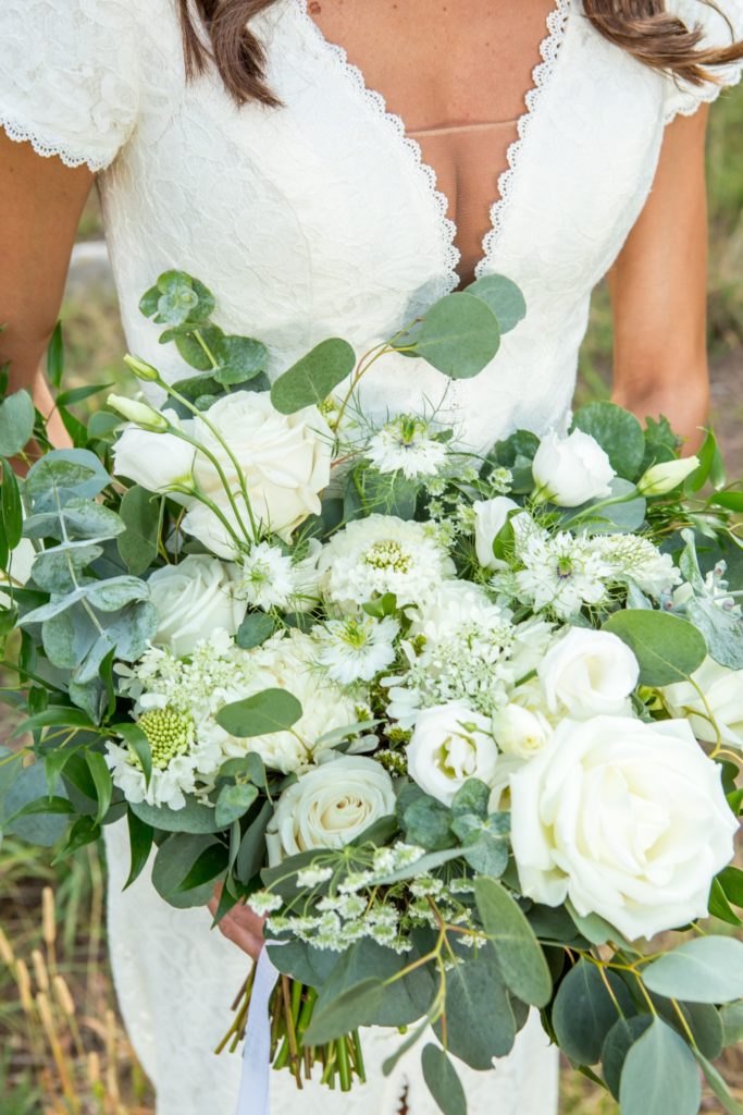 bridal bouquet detail