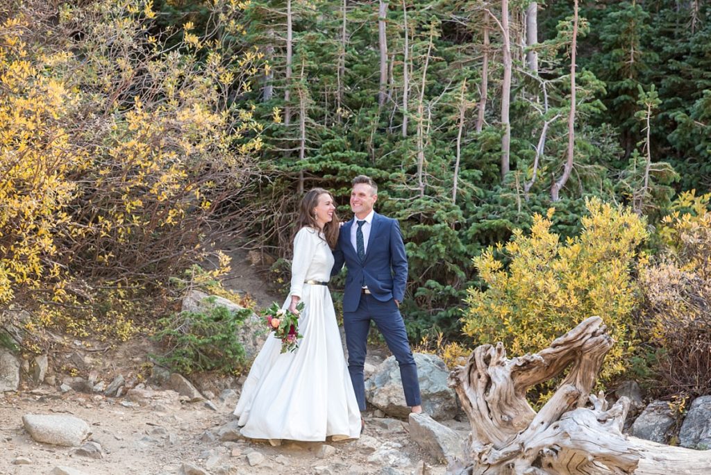 elopement photographer at St Mary's Glacier