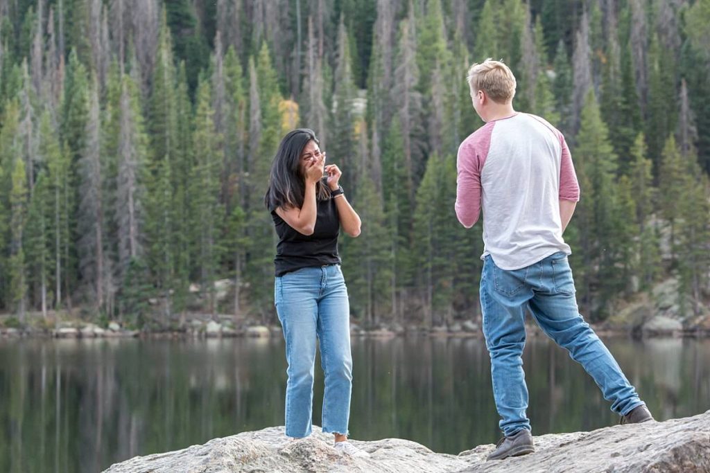 how to propose in Rocky Mountain National Park