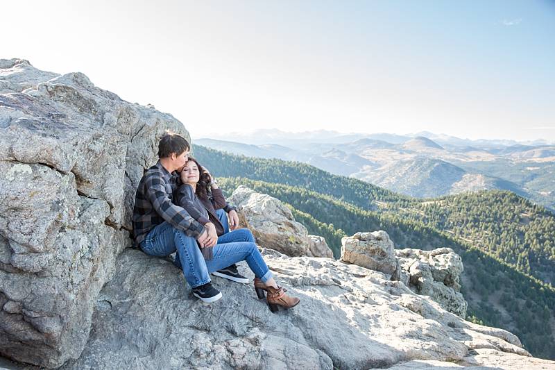 Couples Photography at Lost Gulch Overlook in Boulder CO