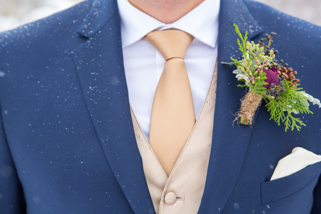 Groom suit detail shot - - Nichole Emerson Photography