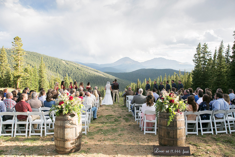 Colorado mountain wedding venue at Keystone