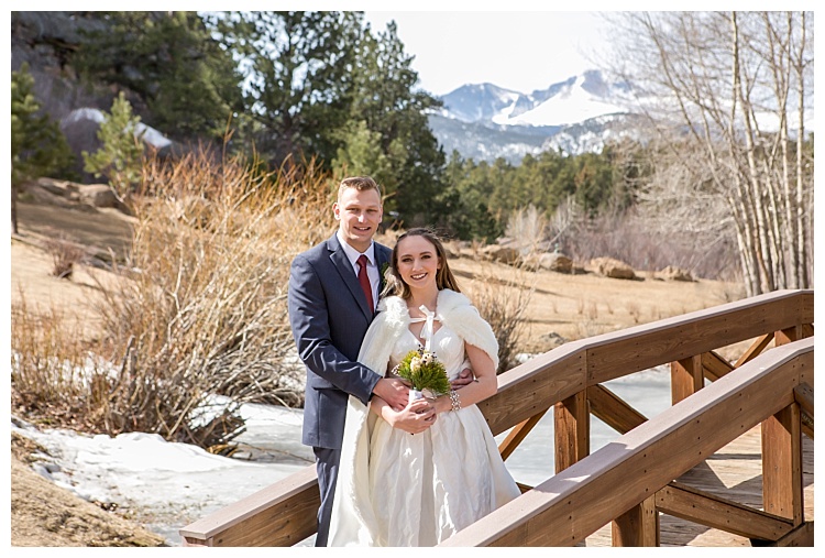 Mountain wedding photographer Estes Park