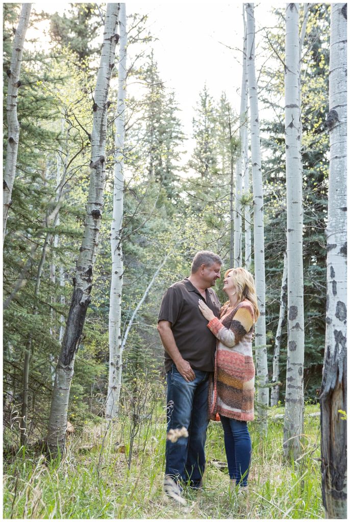 Colorado engagement photography with Jana and Mike in Glen Haven CO
