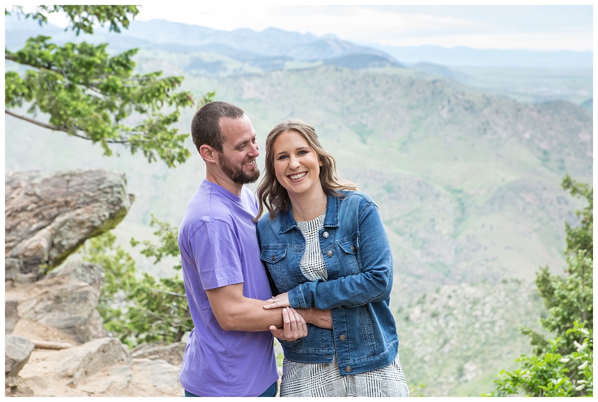 Lookout Mountain Engagement photography with Sara and Kent