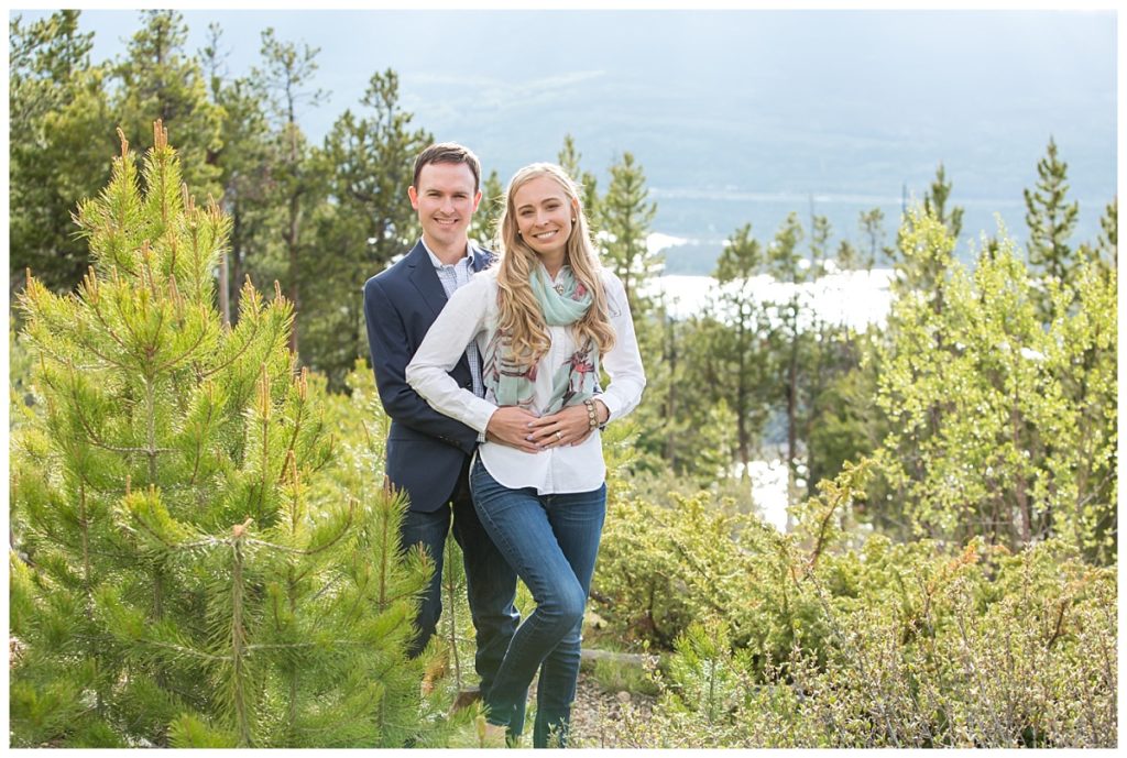 Engagement photos in Breckenridge, Colorado