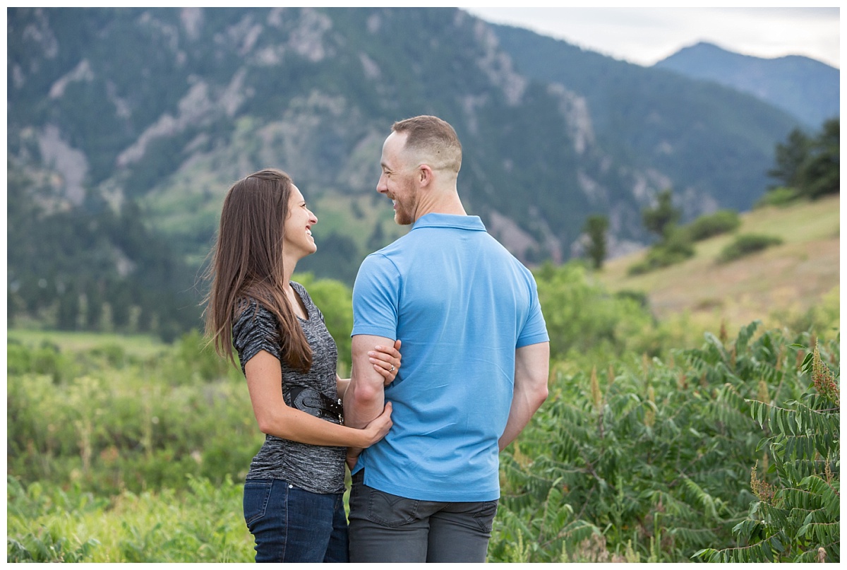 Boulder Engagement Photography at South Mesa Trailhead in Boulder, CO