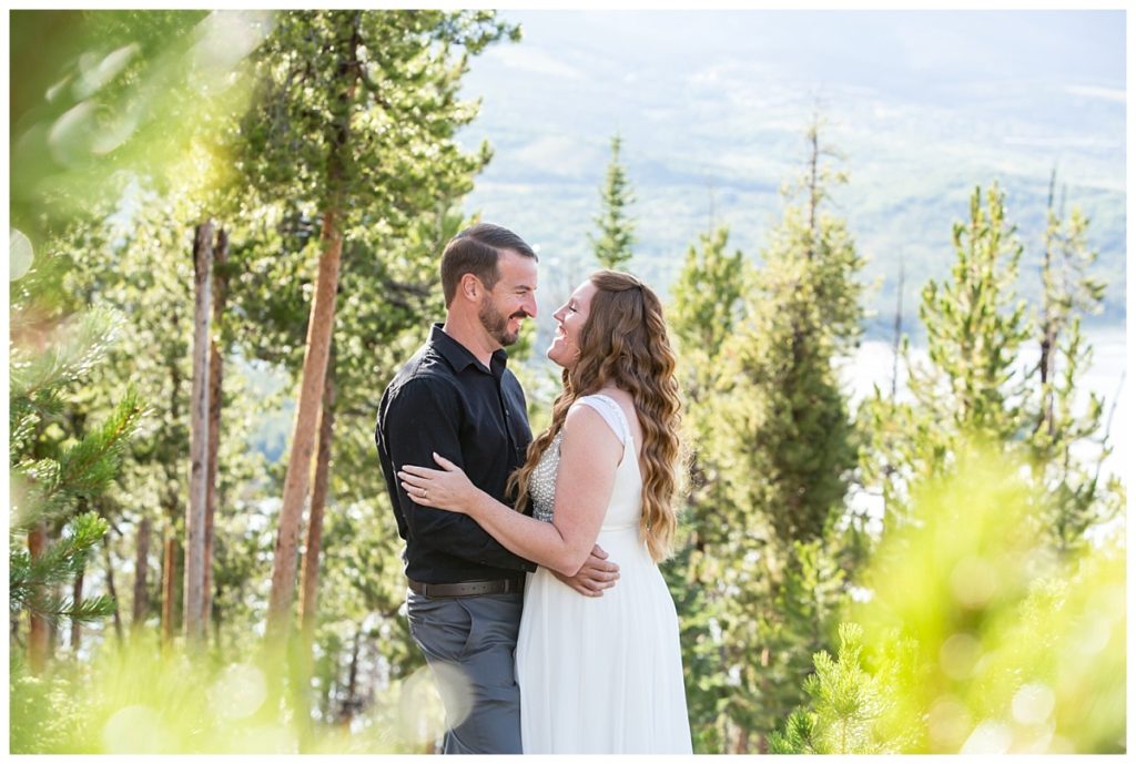 Anniversary photography with Bethany and Whaley at Sapphire Point in Breckenridge