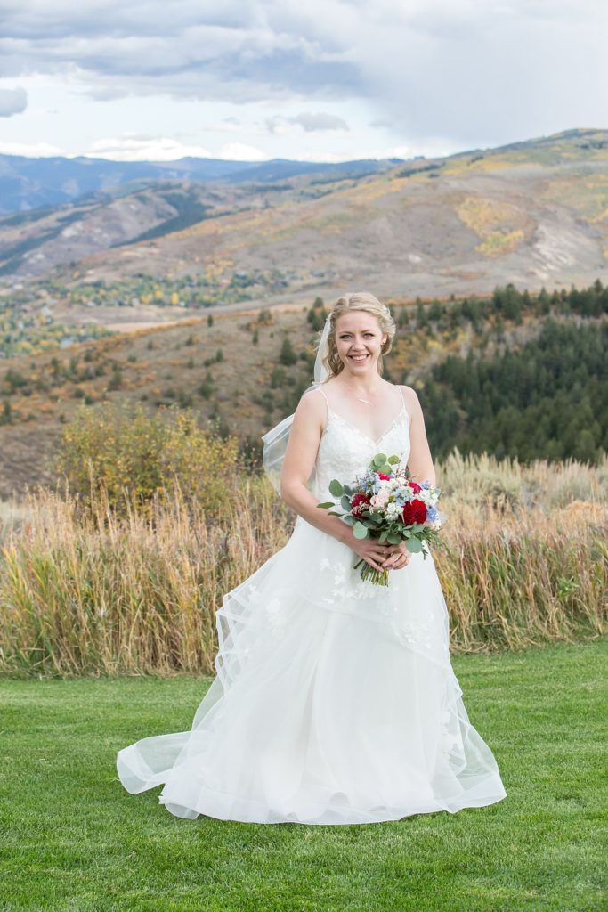 Mountain wedding photographer in Vail Colorado