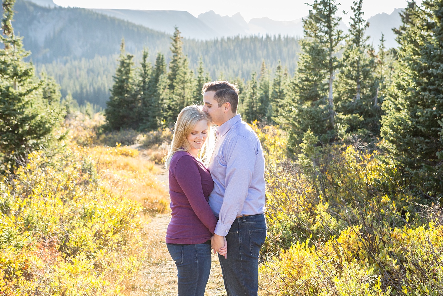 Engagement photography at Brainard Lake with Lauren and Ben