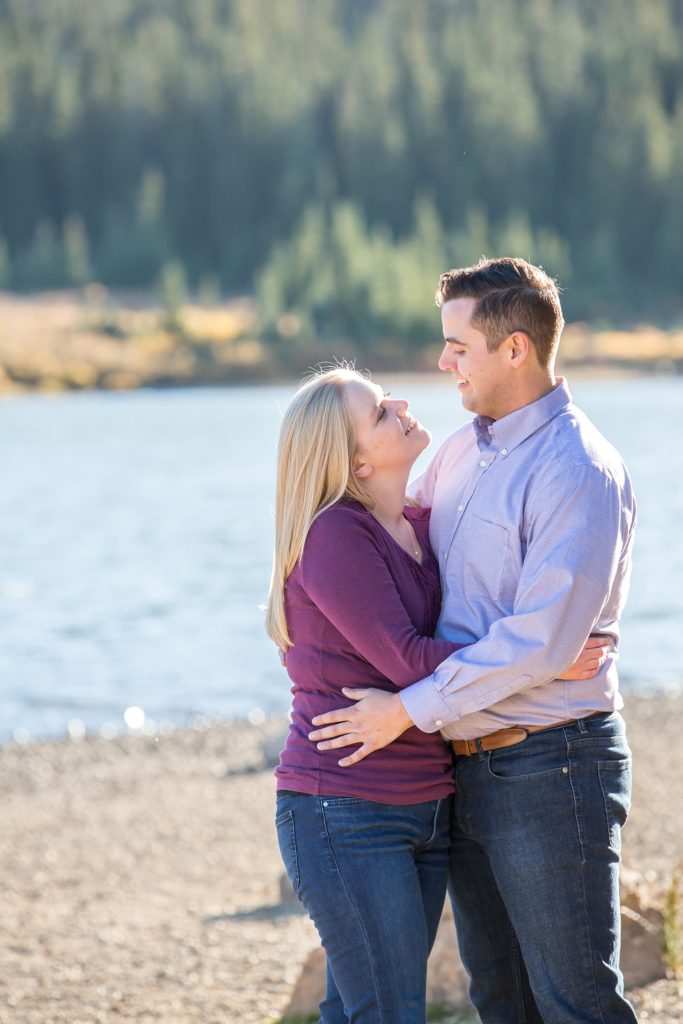 Brainard Lake engagement photography with Lauren and Ben