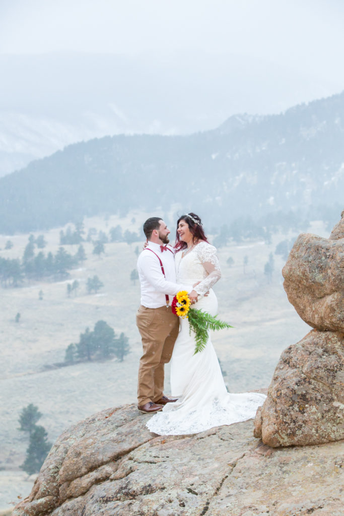 Colorado wedding photographer couple portrait