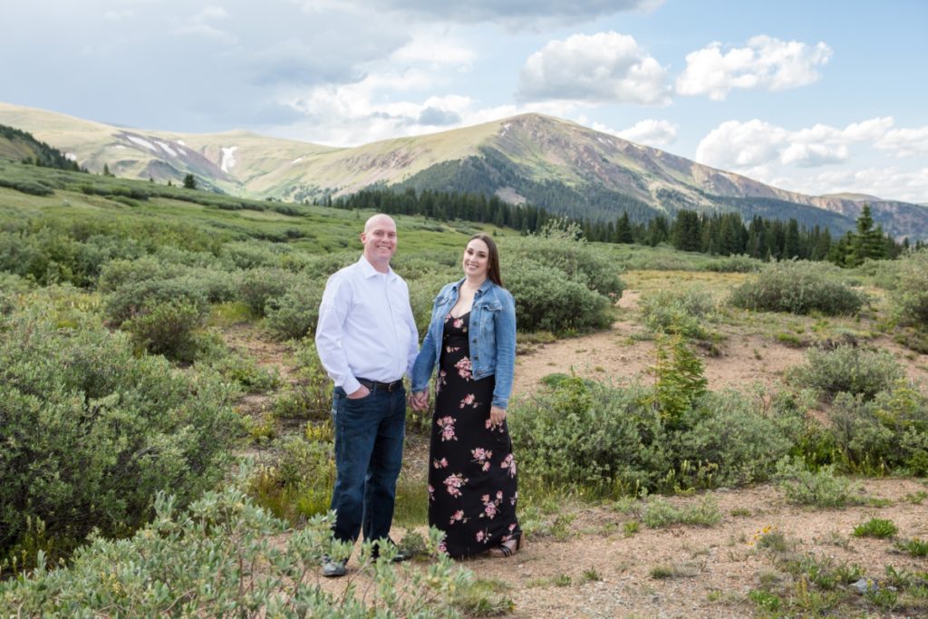Colorado engagement photos at Guanella Pass