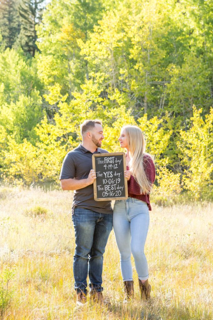 Colorado engagement photography in Idaho Springs