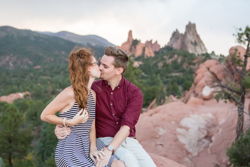 Garden of Gods proposal and engagement