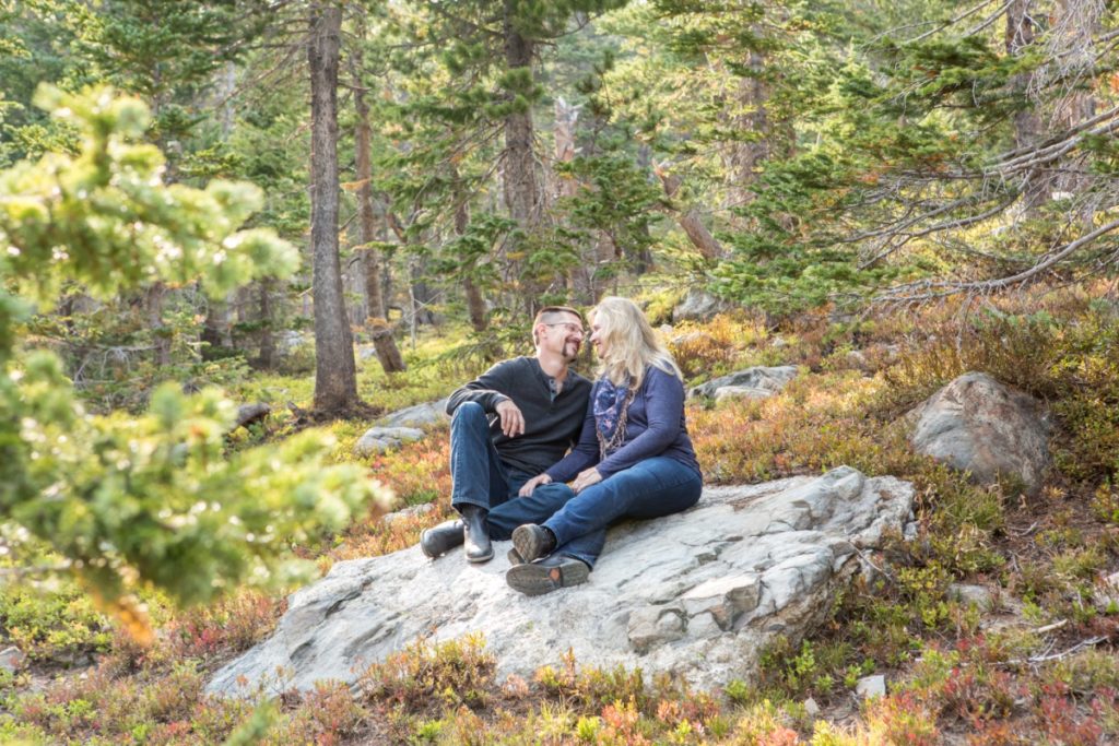 Couples portraits at St Mary's Glacier