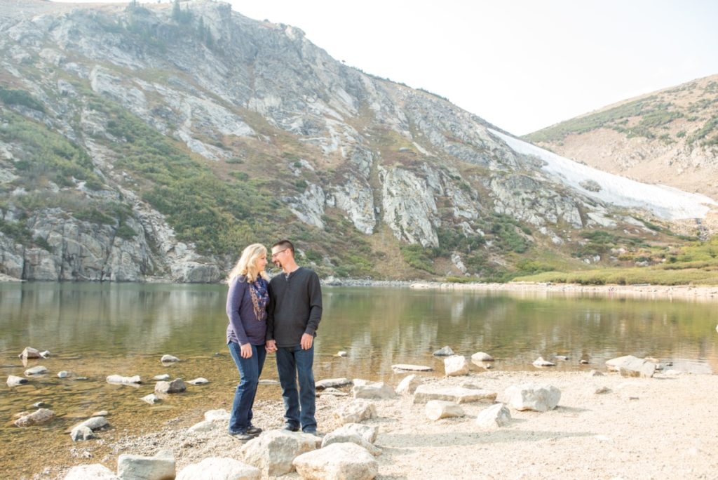 Couples portraits at St Mary's Glacier