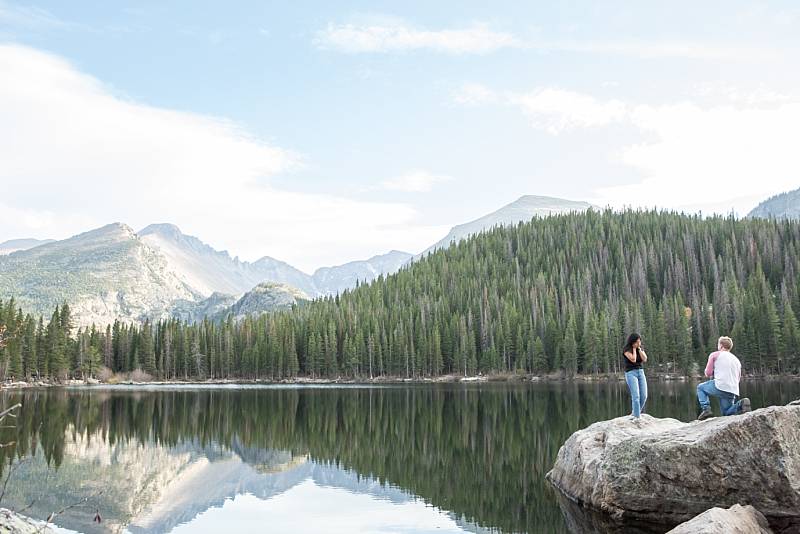 How to propose in Rocky Mountain National Park