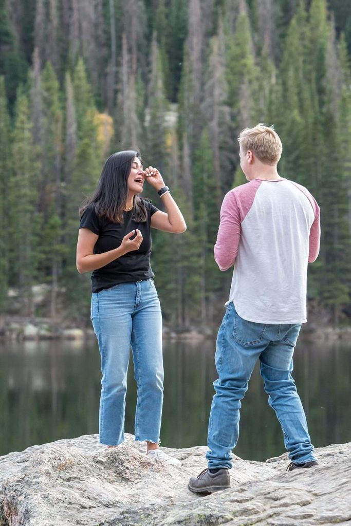proposal at Bear Lake RMNP