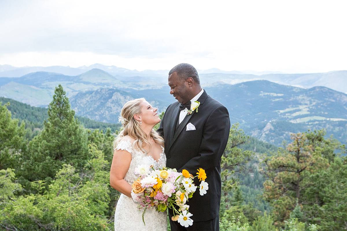 Flagstaff Mountain elopement in Boulder