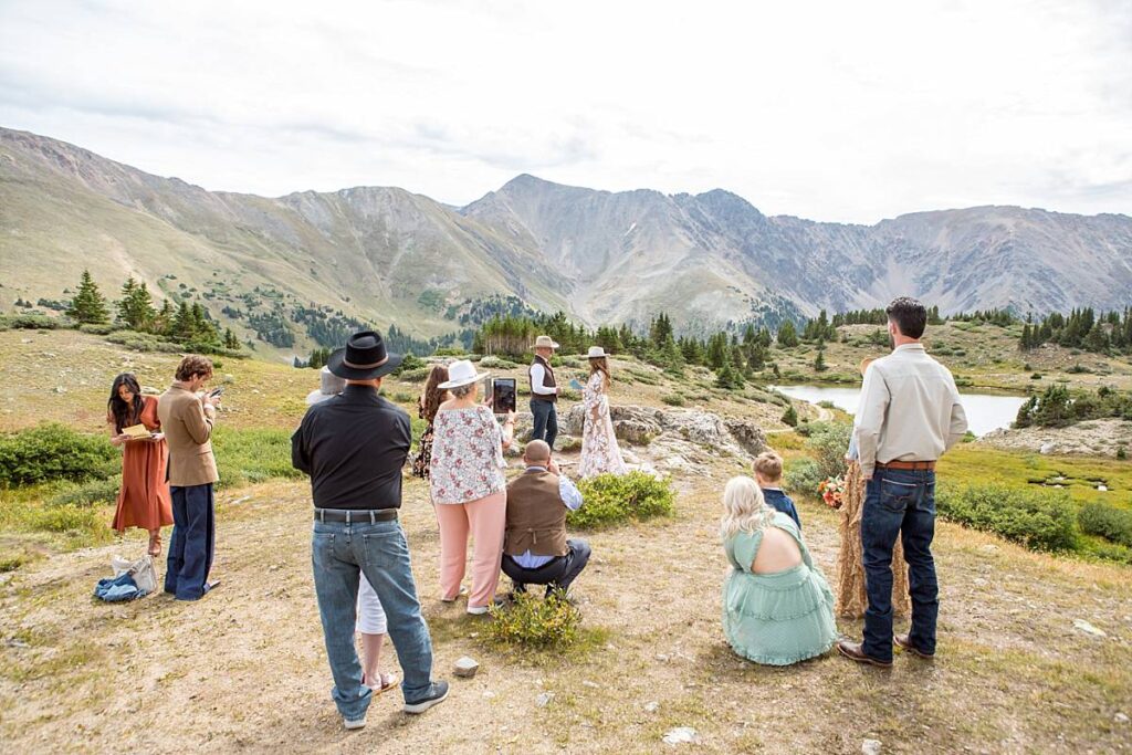 Outdoor wedding ideas in the Colorado mountains - doing your ceremony at Loveland Pass