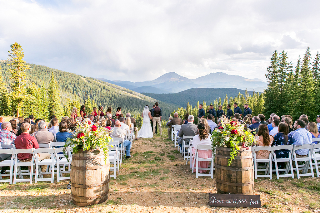 Colorado mountain wedding location at Keystone with Kendra and Levi