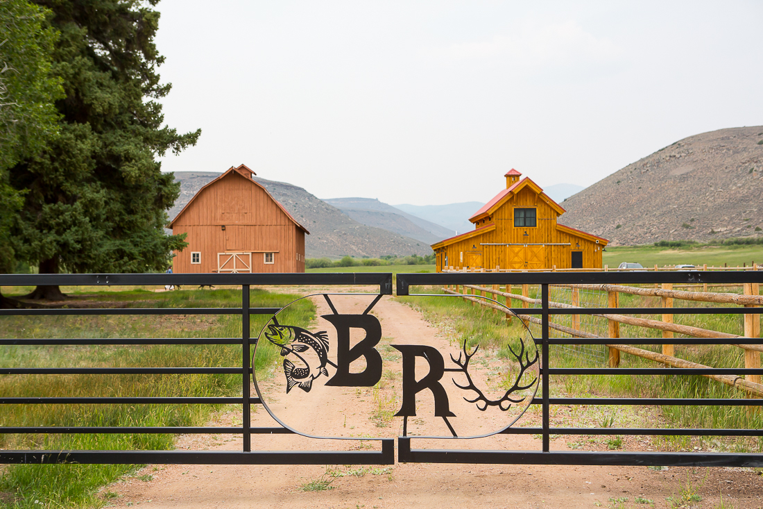 Image of the airbnb ranch where the elopement was held near Gunnison Colorado.